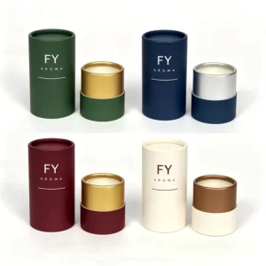 Custom Arabic Style Round Cylinder Oil Box Luxury Gold Foil Lid & Base Paper Tube Packaging for Aromatherapy