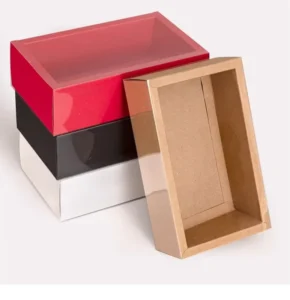 Custom Art Paper Candle Gift Box with Clear PVC Window, Gold Foil Printing, Magnetic Closure, and Handle