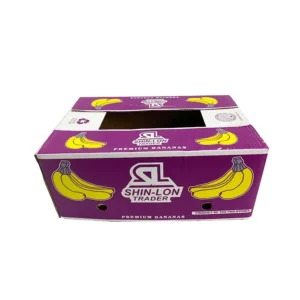 Custom Banana Fruit Packaging Shipping Mailer Corrugated Paper Box