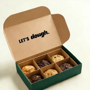 Custom Biodegradable Cookie Donut Bakery Boxes Food Grade Paper Macaron Pastry Packaging With Logo