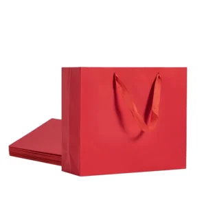 Custom Biodegradable Eco Friendly Durable White Card Paper Bags for Retail Business Gift Giving Universal Use Daily Life Needs