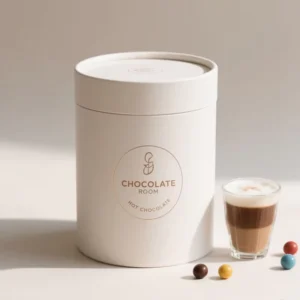 Custom Biodegradable Eco Friendly Recycled Material Cylindrical Paper Tube Box for Tea Coffee Canister