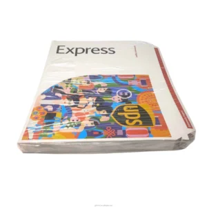 Custom Biodegradable Kraft Paper Rigid Packaging Shipping Mail Envelopes Fedex UPS Easy Tear Strip Delivery Bags