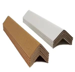 Custom Biodegradable Paper Cardboard Corner Protector for Furniture Shipping Resin Coated Single Side Packaging Edge Protectors