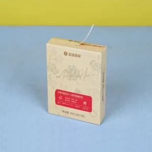 Custom Biodegradable Recyclable Embossed White Board Paper Packaging Boxes for Instant Coffee and Tea Sachets