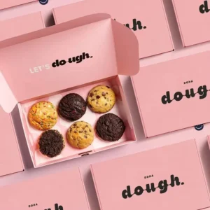 Custom Biscuit Cookie Bakery Box Biodegradable Folding Paper Cardboard Pastry Cookie Packaging Boxes