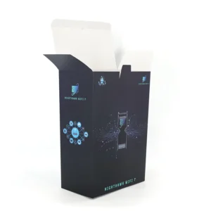 Custom Black Printed Coated Paper Electronics Packaging Box Cardboard Box for Router Smart Devices Tech Products