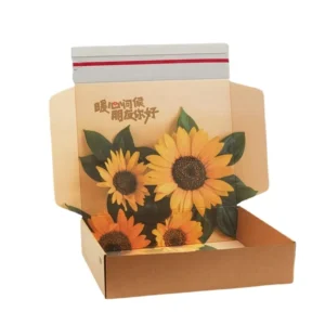 Custom Black Shipping Tear Strip Mailer Box