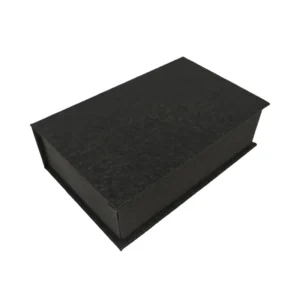 Custom Book-Shaped Rigid Paper Gift Box with Interlock Bottom