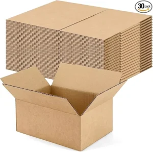 Custom Brown Corrugated Cardboard Mailing Boxes, Small Mailers for Packing and Moving