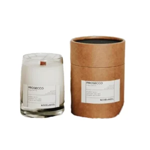 Custom Candle Aromatherapy Kraft Paper Tube with Lid and Box, Festival Scented Gift Box