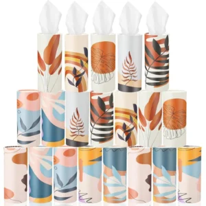 Custom Car Tissue Holder Box, Cylinder Design, Eco-Friendly