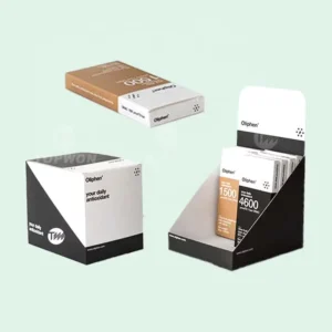 Custom Cardboard Counter Display Box for Notebooks and Books