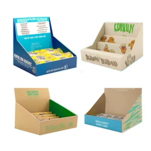 Custom Cardboard Countertop Supermarket Retail Display Box