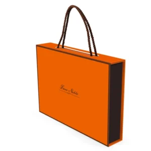 Custom Cardboard Gift Box with Magnetic Closure and Bag