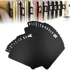 Custom Cardboard LP Record Dividers with Genre Tags