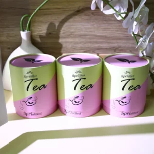 Custom Cardboard Paper Tube Tea Canister for Loose Tea