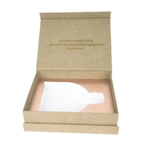 Custom Cardboard Wine Box with EVA Insert and Sponge Liner for Whisky, Wine, Liquor, and Soda Gift Packaging