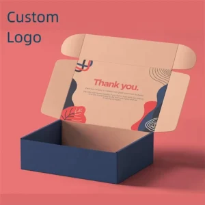 Custom Carton Gift Box for Apparel, Dress, Underwear, and Shirts, Corrugated Cardboard Mailer Box