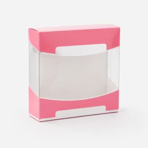 Custom Clear PET Window Box Recyclable Printed Packaging For Gifts Cosmetics Toys And Snacks