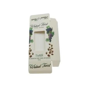 Custom Clear Window White Paper Dessert Snack Donut Chocolate Bakery Packaging Food Box