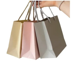 Custom Clothing Shoes Branded Store Printed Paper Bags Your Logo Cardboard Shopping Paper Bag Gift Bags Small Business