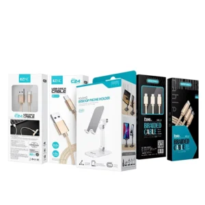 Custom Coated Paper Foldable Slotted Packaging Boxes for Earphones, Mobile Phones and Smart Watches, Window Printing