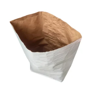 Custom Color Biodegradable Kraft Paper Bags with Flexo Printing, 25 kg Capacity, for Rice and Milk Powder Packaging
