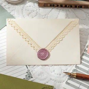 Custom Color Lace Intricate Die-Cut Paper Envelopes for Wedding Invitations and Party Decor
