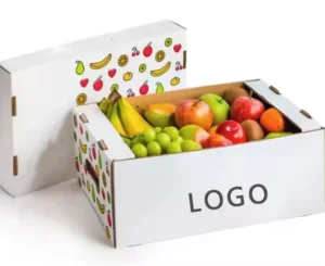 Custom Color Printed Cardboard Vegetable and Fruit Shipping Carton Box