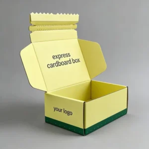 Custom Color-Printed Corrugated Mailer Box with Adhesive Tear Strip for Gift Packaging