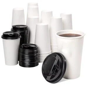 Custom Color-Printed Disposable Paper Cups for Takeaway Coffee Packaging, Various Sizes