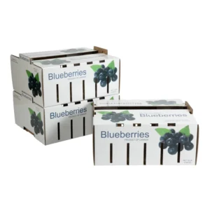 Custom Color Recyclable Folding Cardboard Fruit and Vegetable Box Color Print Corrugated Carton Fruit Paper Box