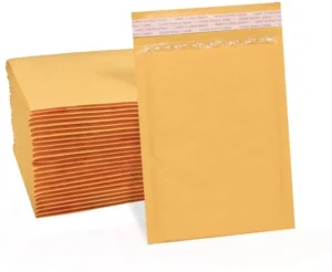 Custom Colored Kraft Paper Bubble Mailer Padded Mailing Envelope for Express Delivery