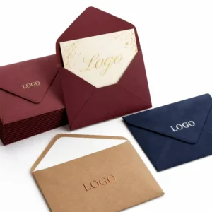 Custom Colorful Paper Envelopes Birthday Wedding Holiday Invitation Packaging Envelopes Printing Logo Paper Envelope