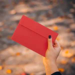 Custom Colours Self Seal Shockproof Waterproof Paper Invitation Envelopes for Postcard Wedding Greeting Cards Photos Gift