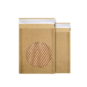 Custom Compostable Honeycomb Kraft Paper Courier Mailer Bag