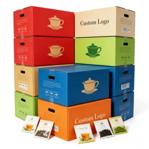 Custom Corrugated Cardboard Paper Tea Shipping Box