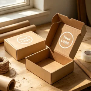 Custom Corrugated Cardboard Snack Shipping and Mailing Box
