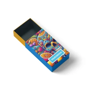 Custom Corrugated Drawer Paper Gift Box, Printed Logo Display Case