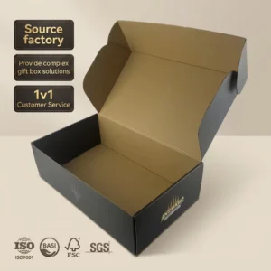 Custom Corrugated Mailer Box With Logo for Clothing Shoes and Apparel Manufacturer