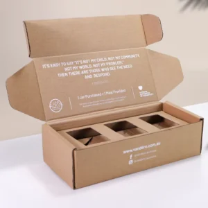 Custom Corrugated Mailer Shipping Box for Apparel, Dresses and Clothing, Small Business Packaging