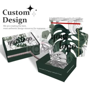 Custom Corrugated Paper Ecommerce Postal Shipping Mailer Box with Adhesive Tear Strip and Custom Logo