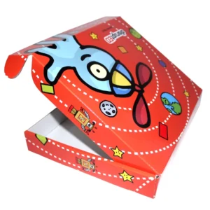 Custom Corrugated Paper Folders Packaging Boxes CMYK 4-Color Printing Glossy Lamination Embossed Gold Foil