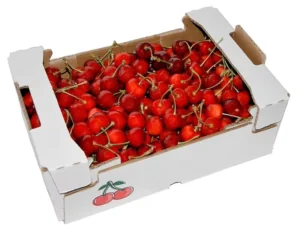 Aangepaste golfkartonnen doos voor het verpakken van fruit en groenten voor tomaat, appel en banaan