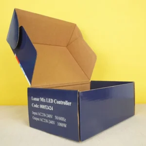 Custom Corrugated Paper Packaging Box for LED Lights and Small Electronic Devices