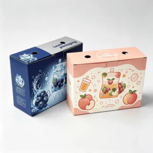 Custom Corrugated Paper Shipping Box with Logo, Biodegradable, for Beverages