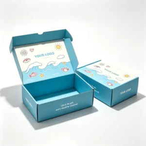Custom Corrugated Shipping Carton Soy Ink Moving Cardboard Box with Logo