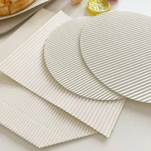Custom Corrugated Square Pizza Paper Pads and Baking Paper Liners for Pizza Boxes and Restaurants