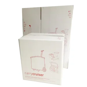 Custom Corrugated White Cardboard Boxes for Small Business Flat-Packed Various Sizes